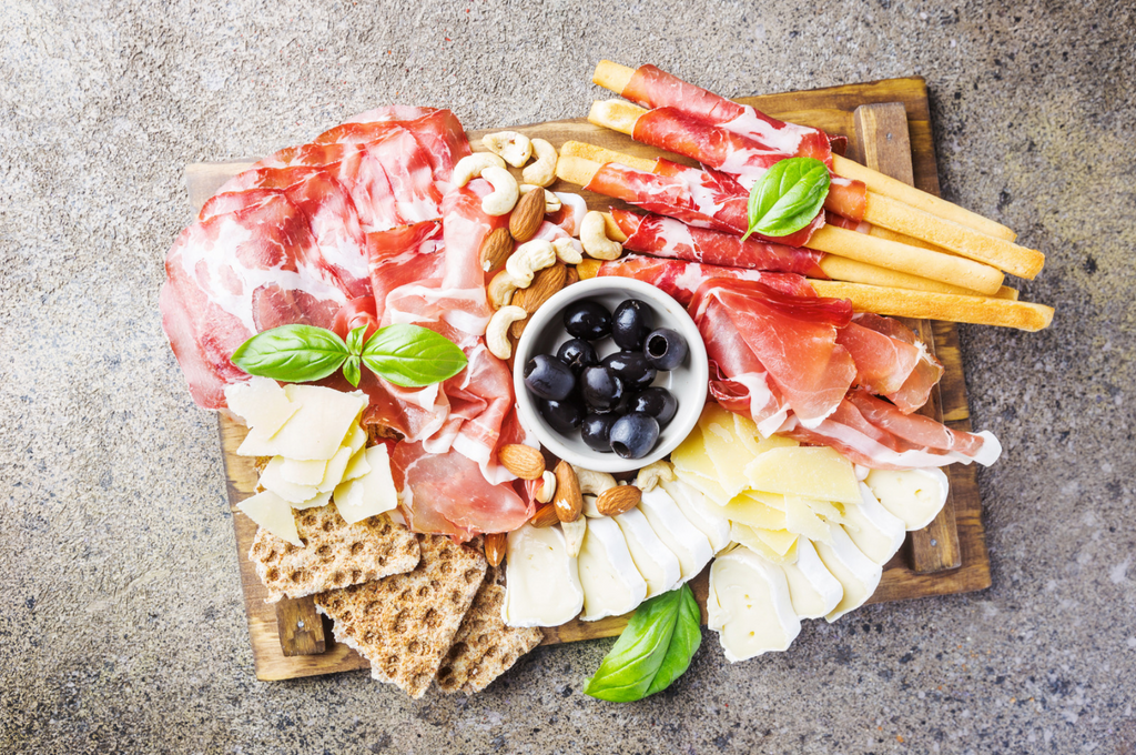 Charcuterie et fromage italien