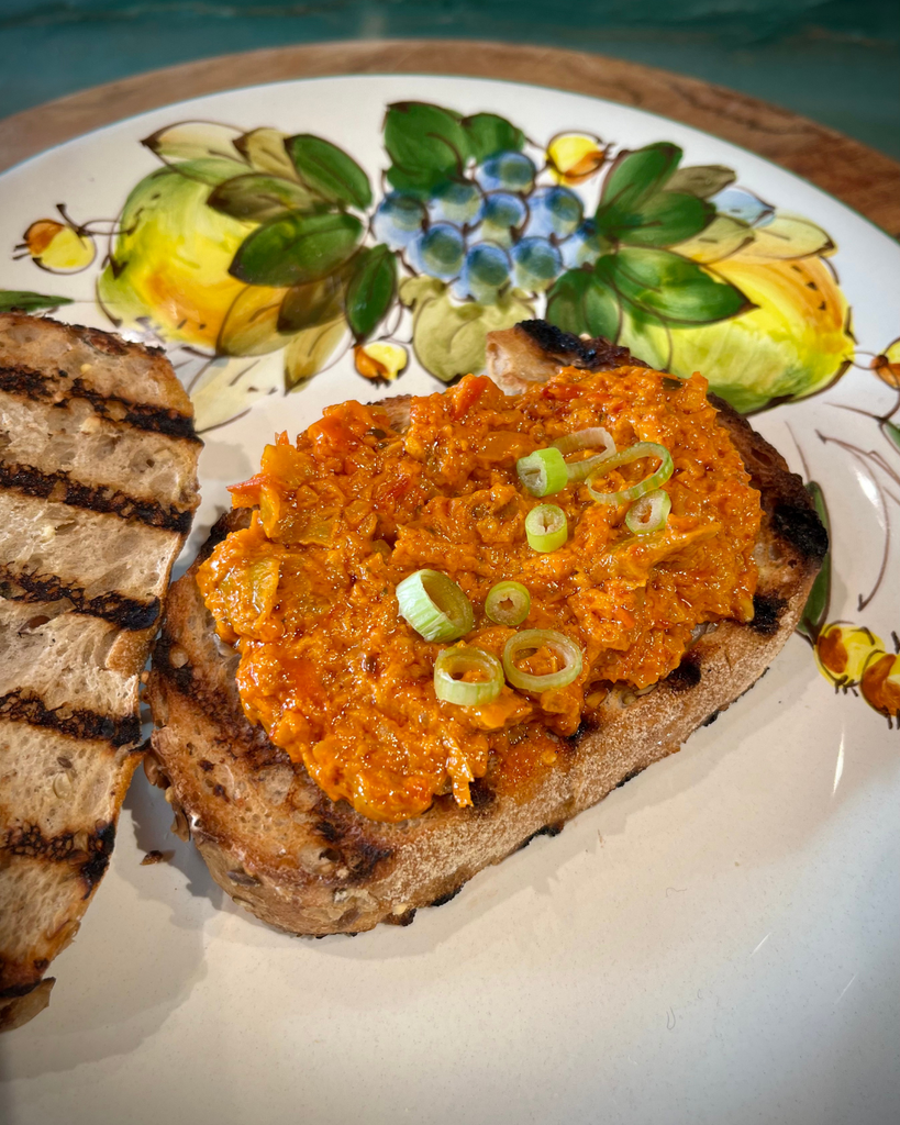 bruchetta cilentana, paté poivrons, casa zanoni, epicerie