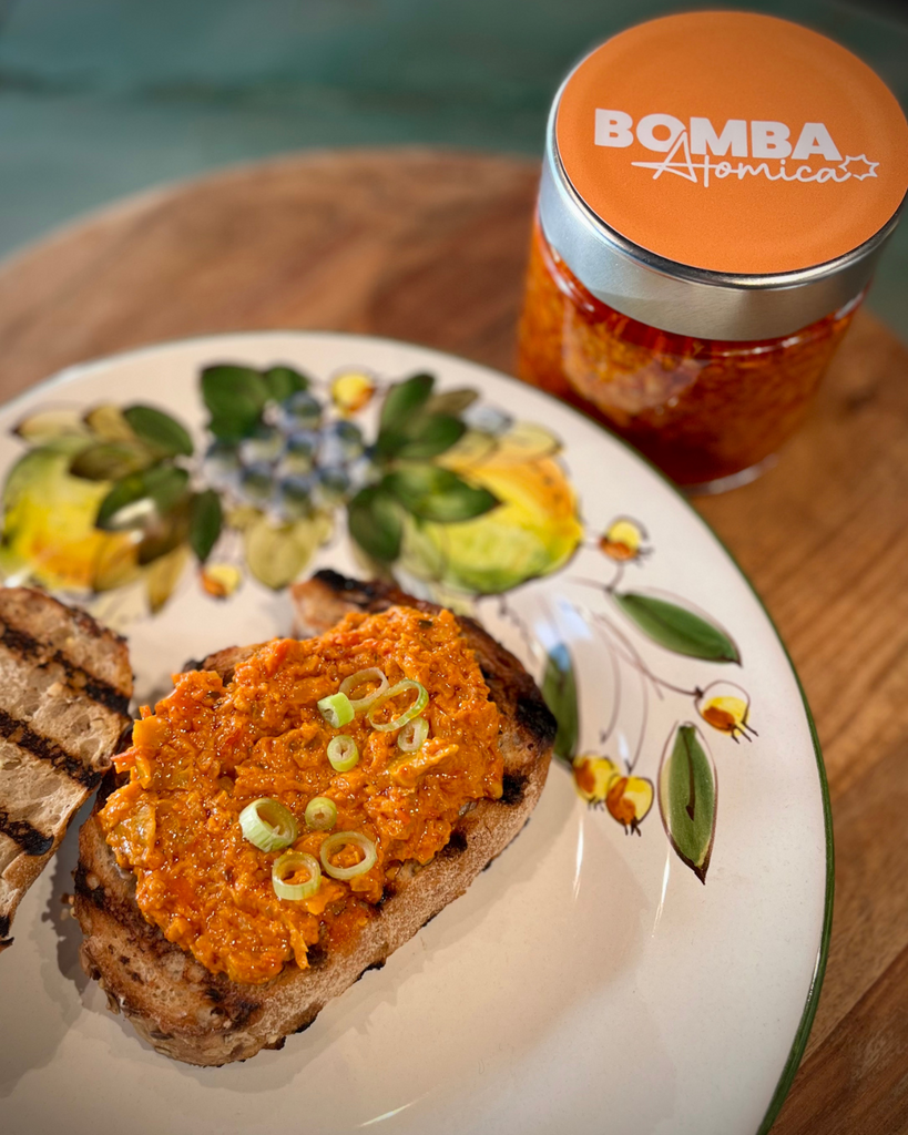 bruchetta cilentana, paté poivrons, casa zanoni, epicerie