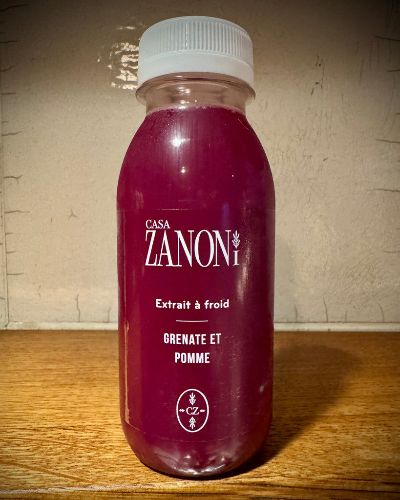 extrait à froid grenate et pomme, casa zanoni