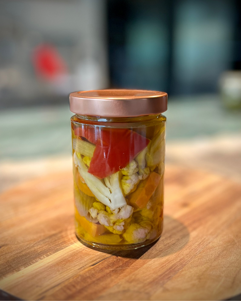 giardiniera en huile d'olive, casa zanoni, epicerie