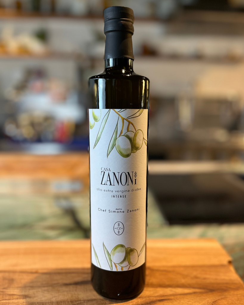 huile d'olive extra vierge casa zanoni, intense, fruité