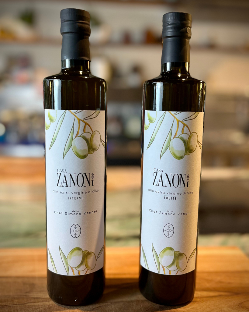 huile d'olive extra vierge casa zanoni, intense, fruité