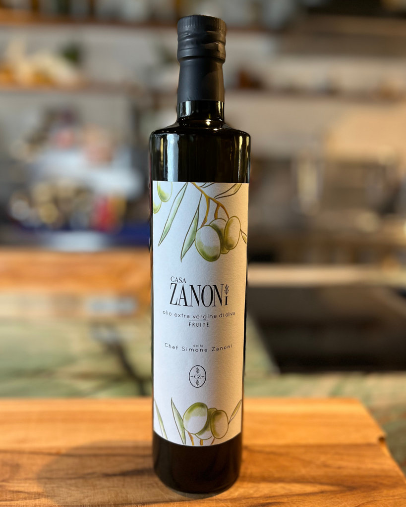 huile d'olive extra vierge casa zanoni, intense, fruité