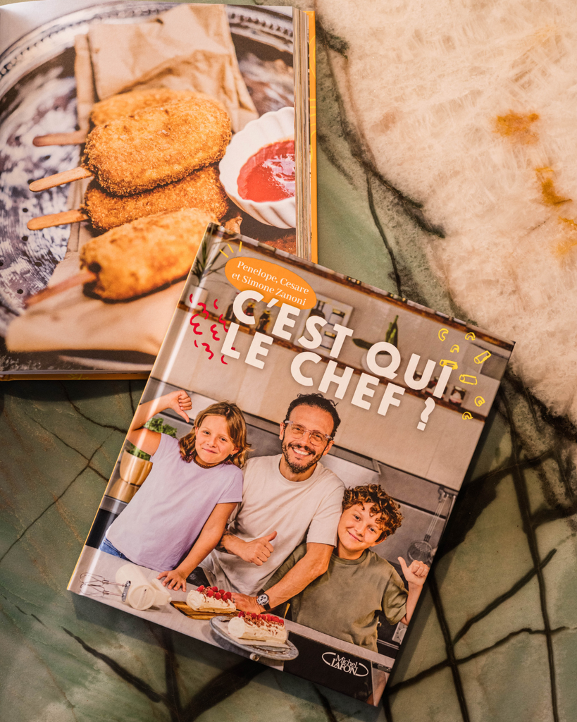 Livre c'est qui le chef, enfants, casa zanoni, simone zanoni, recettes 