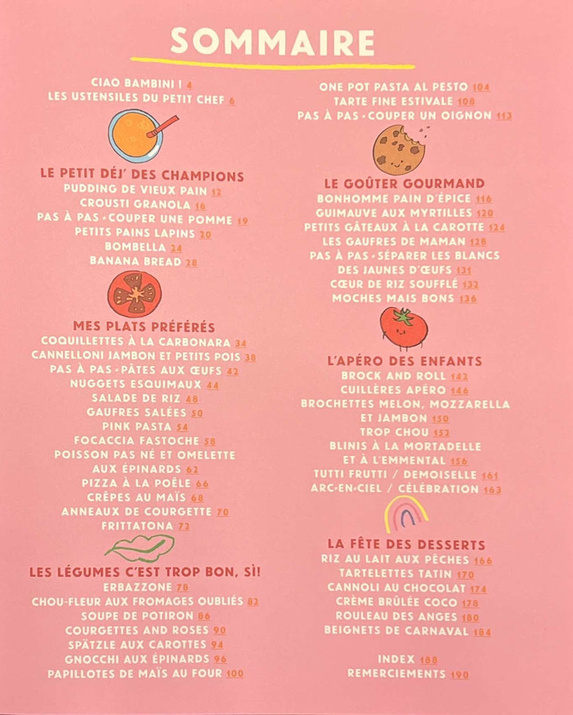 Livre c'est qui le chef, enfants, casa zanoni, simone zanoni, recettes 