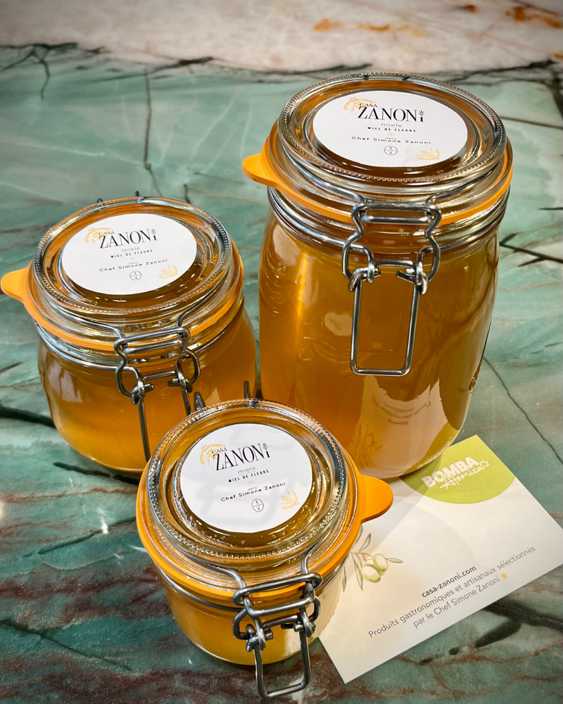 miel de fleurs, miel artisanal, casa zanoni, epicerie 