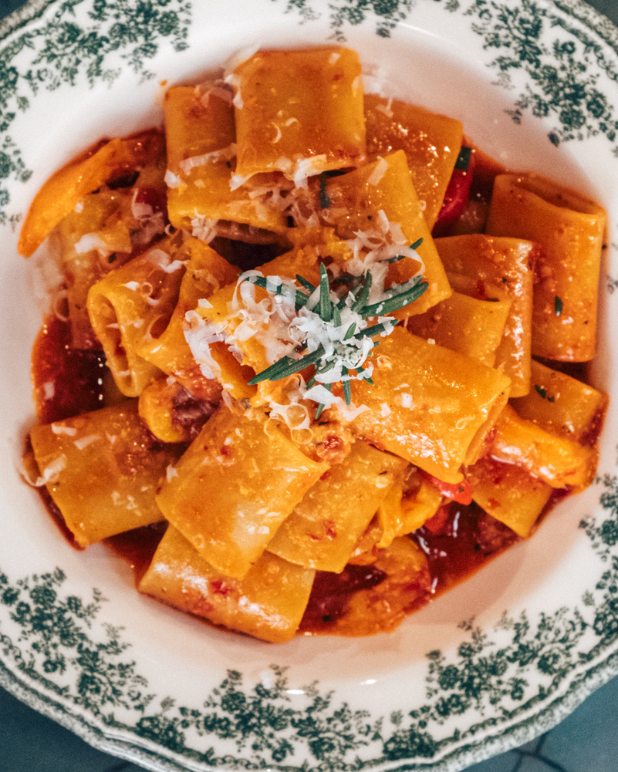 coffret, paccheri nduja, recette pasta, simone zanoni