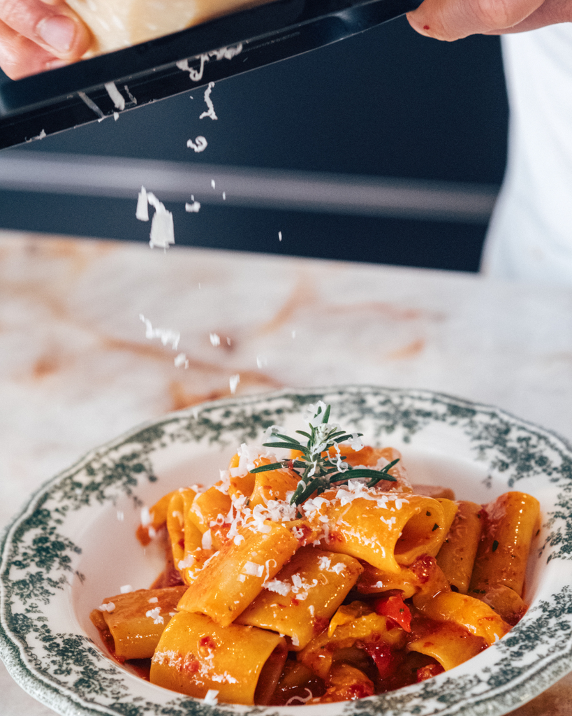 recette paccheri e nduja, pâtes 