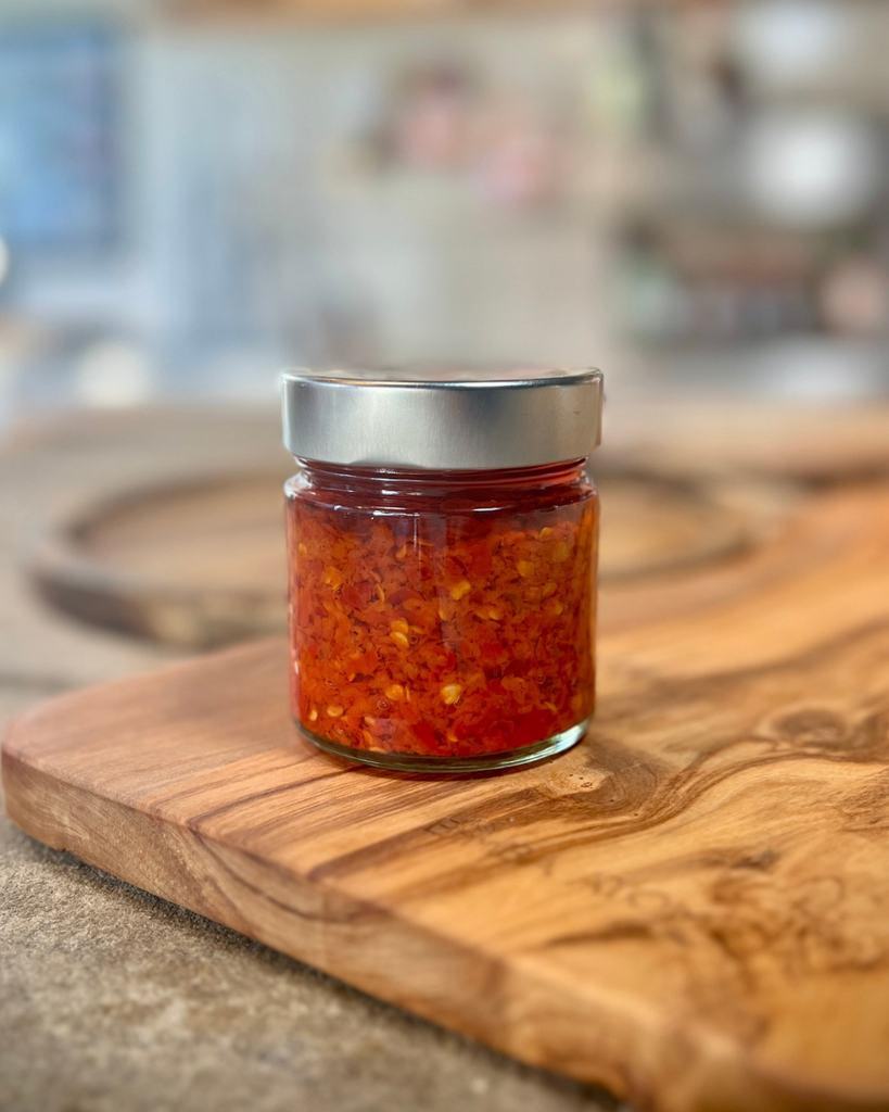 piments piquants en huile d'olive, casa zanoni, epicerie, aperitif