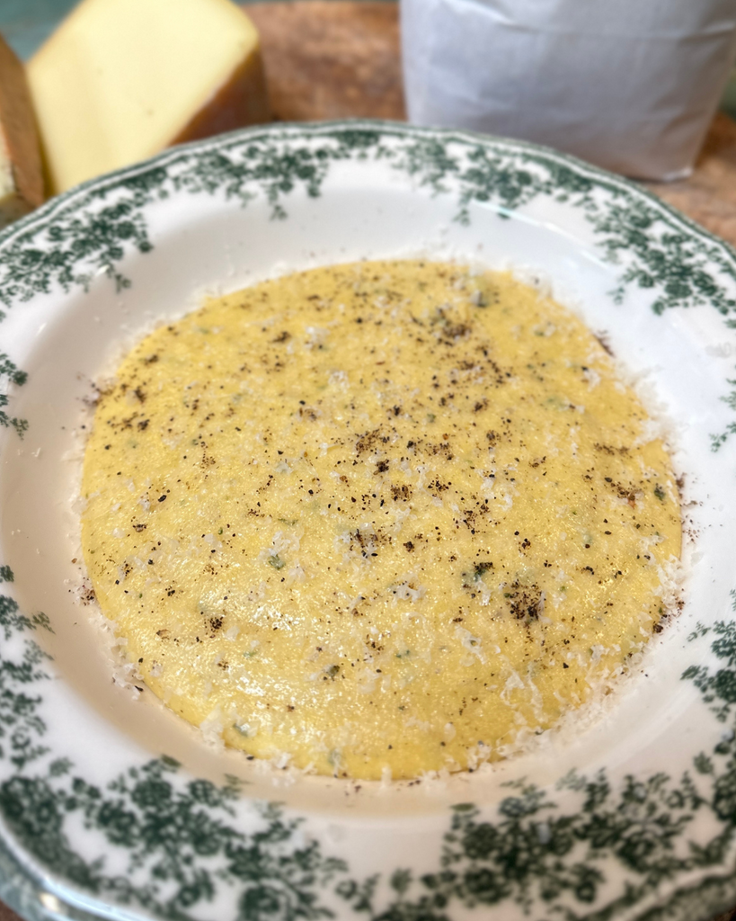 polenta, farine de mais, casa zanoni, epicerie, recette
