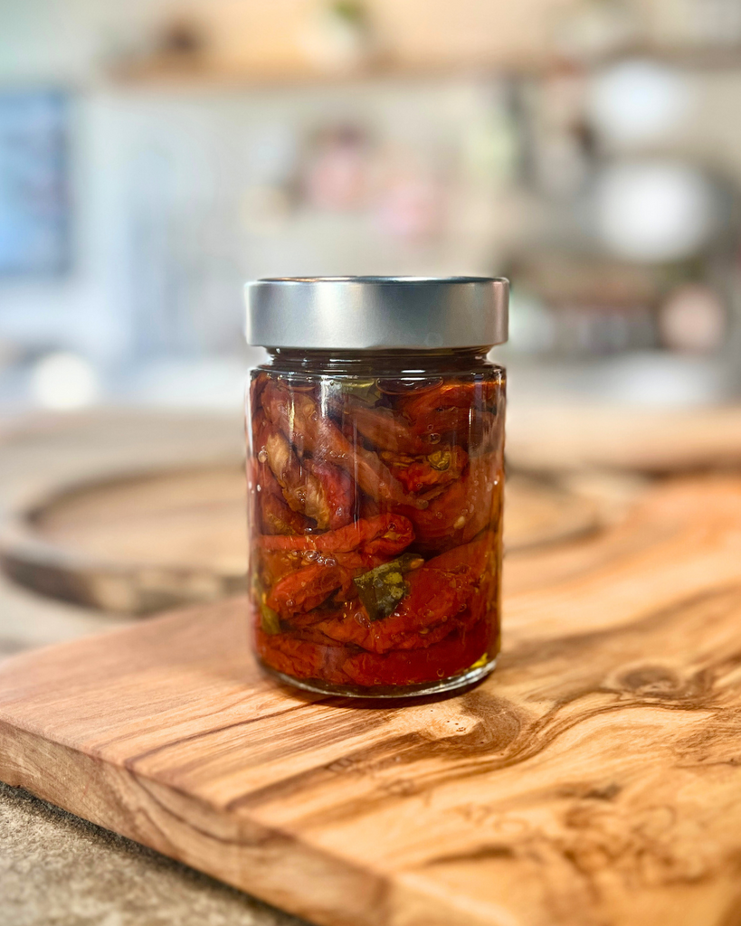 tomates séchées en huile d'olive, casa zanoni, epicerie