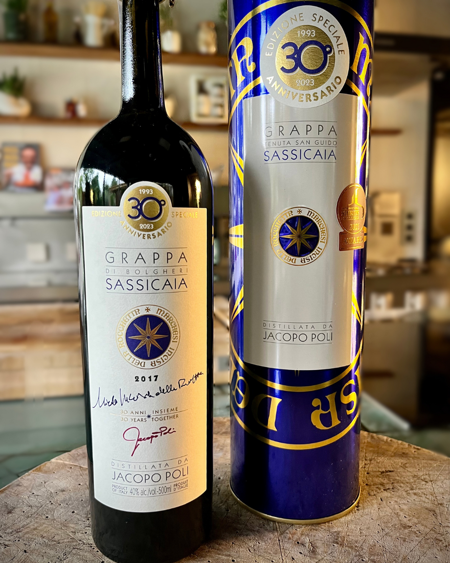 Eau-de-vie, Grappa di Bolgheri Sassicaia 2017 – Casa Zanoni