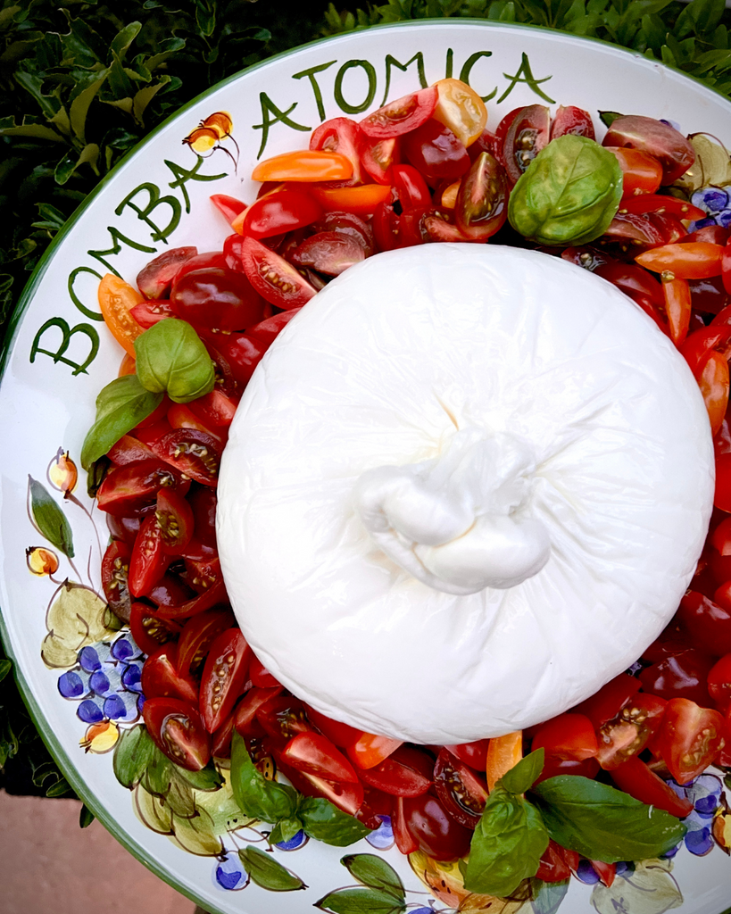 fromage, mozzarella, burrata, lait de vache