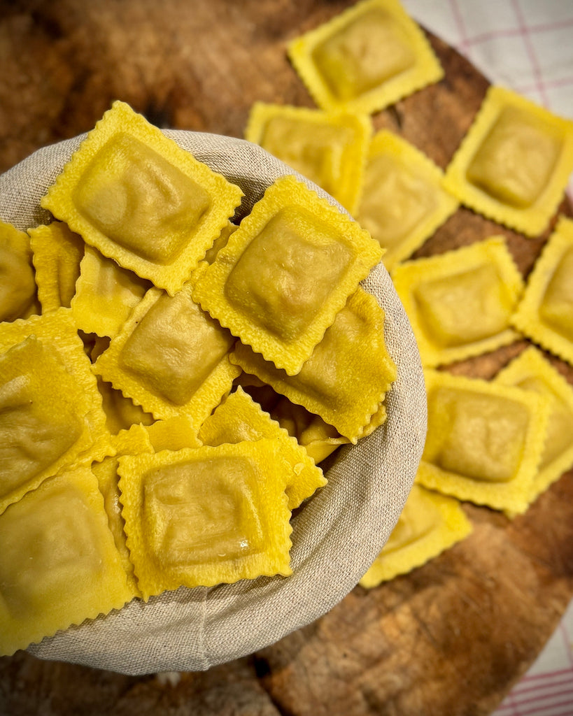 ravioli italiens aux cepes, casa zanoni