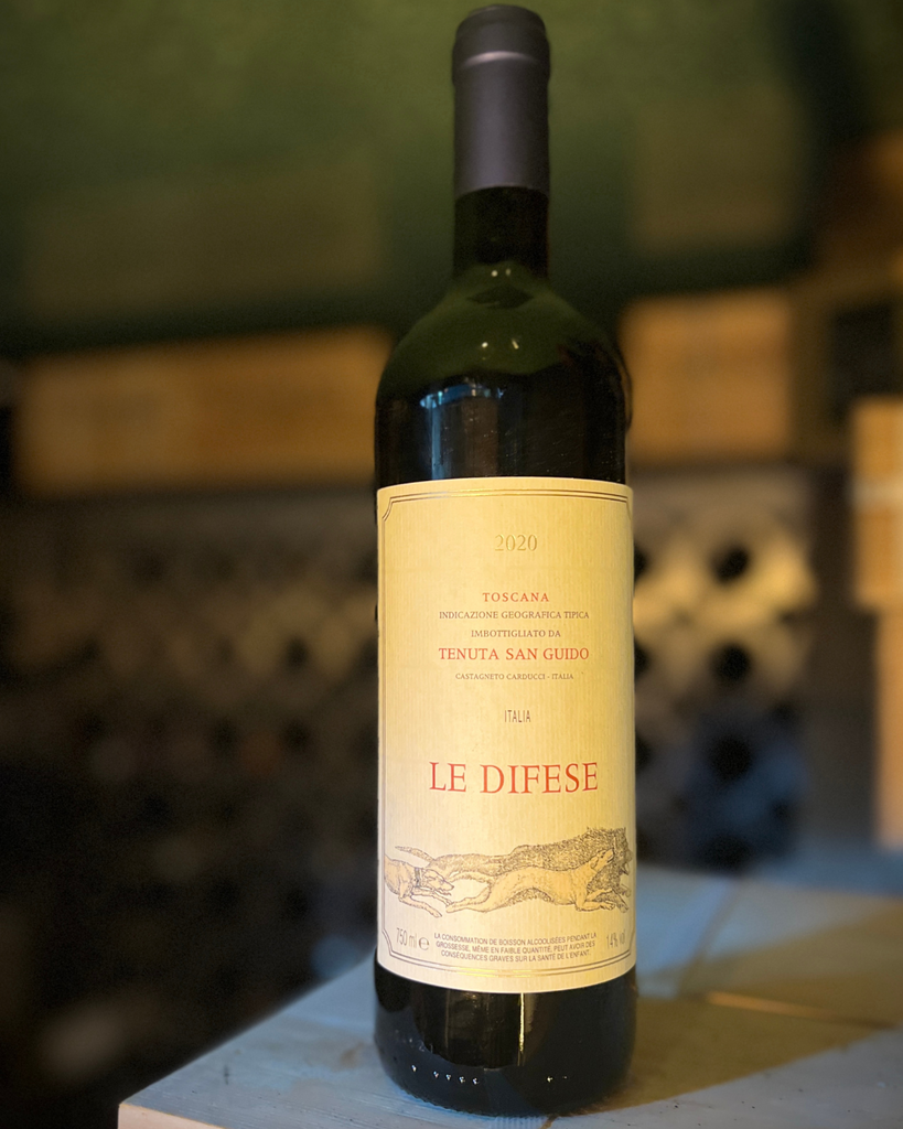 vin rouge, le difese 2020, tenuta san guido, vin de toscane 