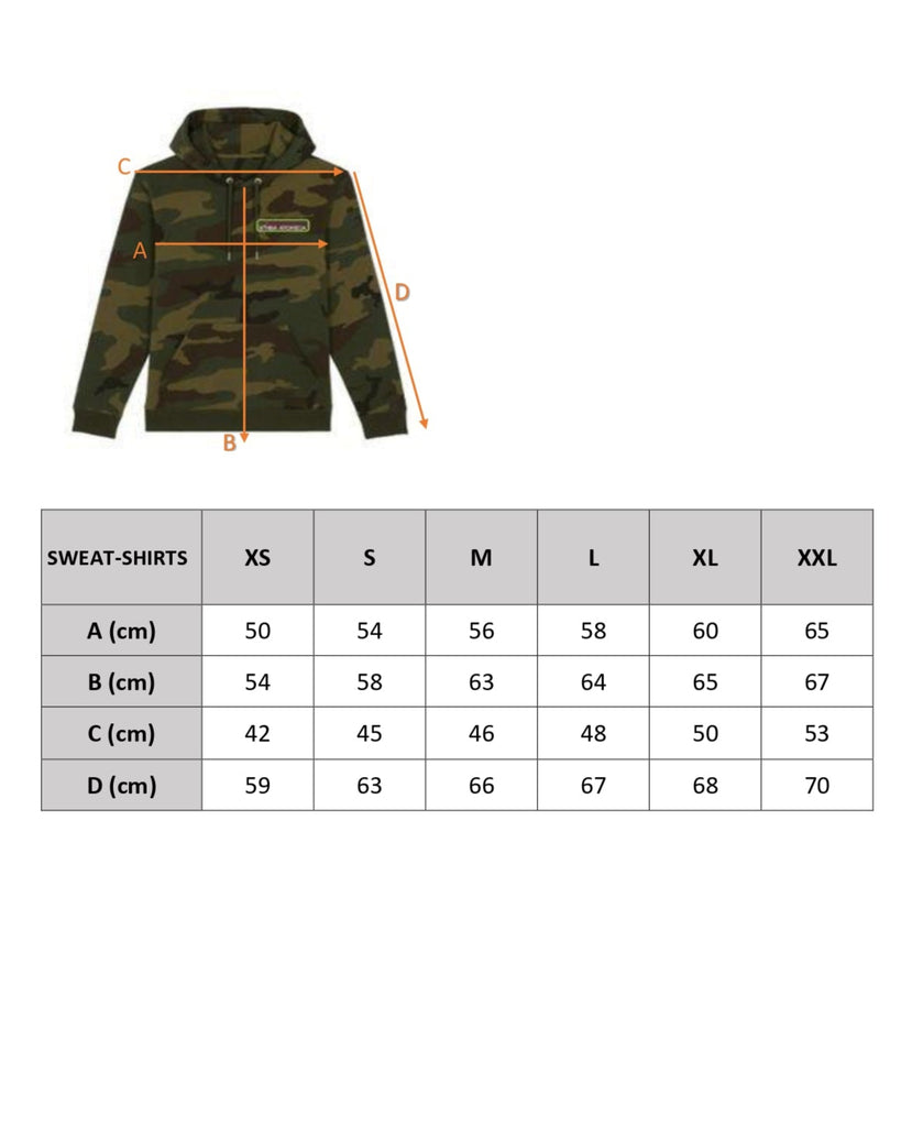 BOMBA ATOMICA, SWEATSHIRT CAMOUFLAGE 