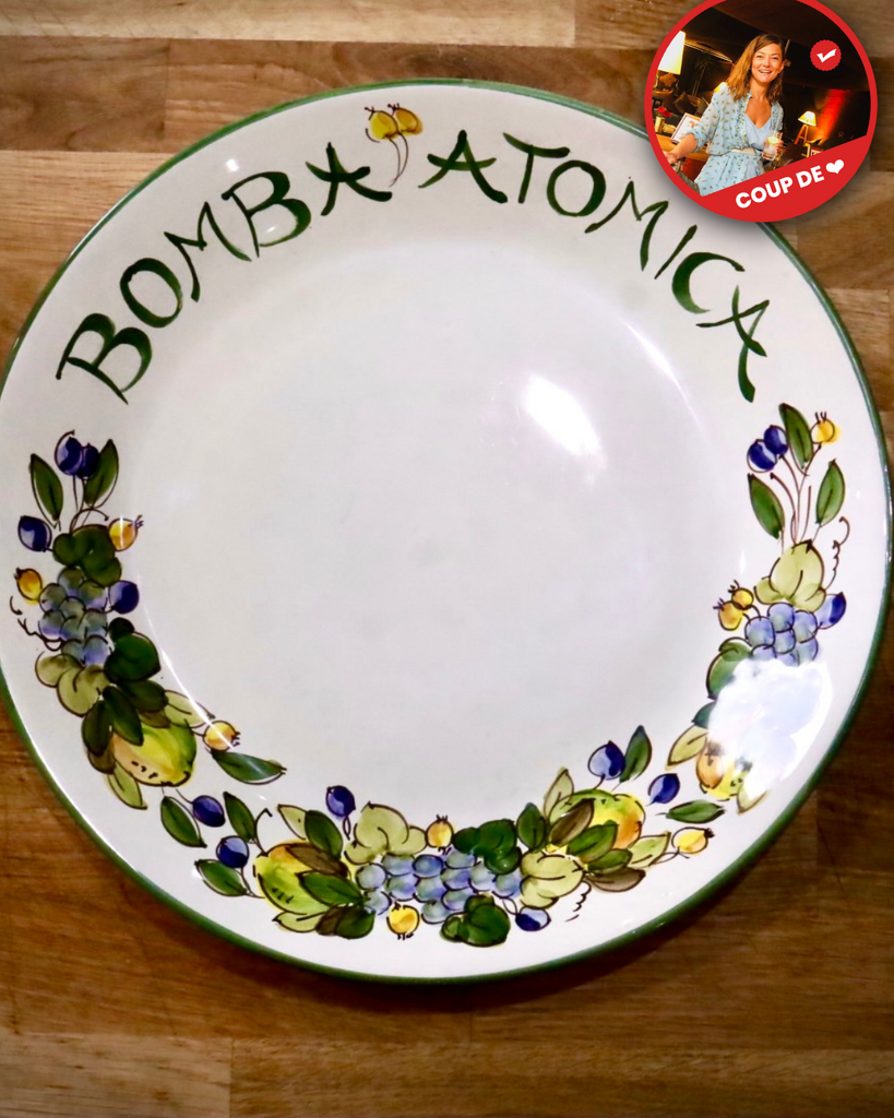 assiette artisanal, bomba atomica, simone zanoni