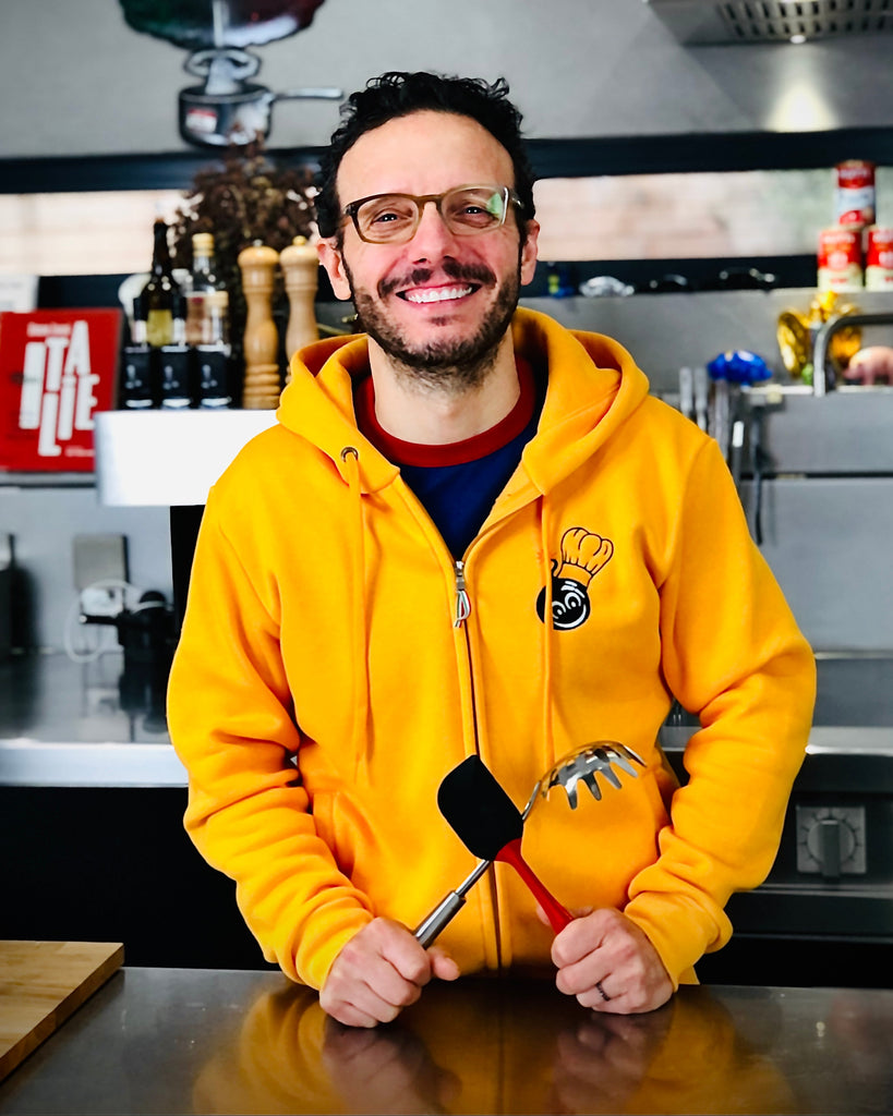 sweatshirt bomba atomica jaune, casa zanoni