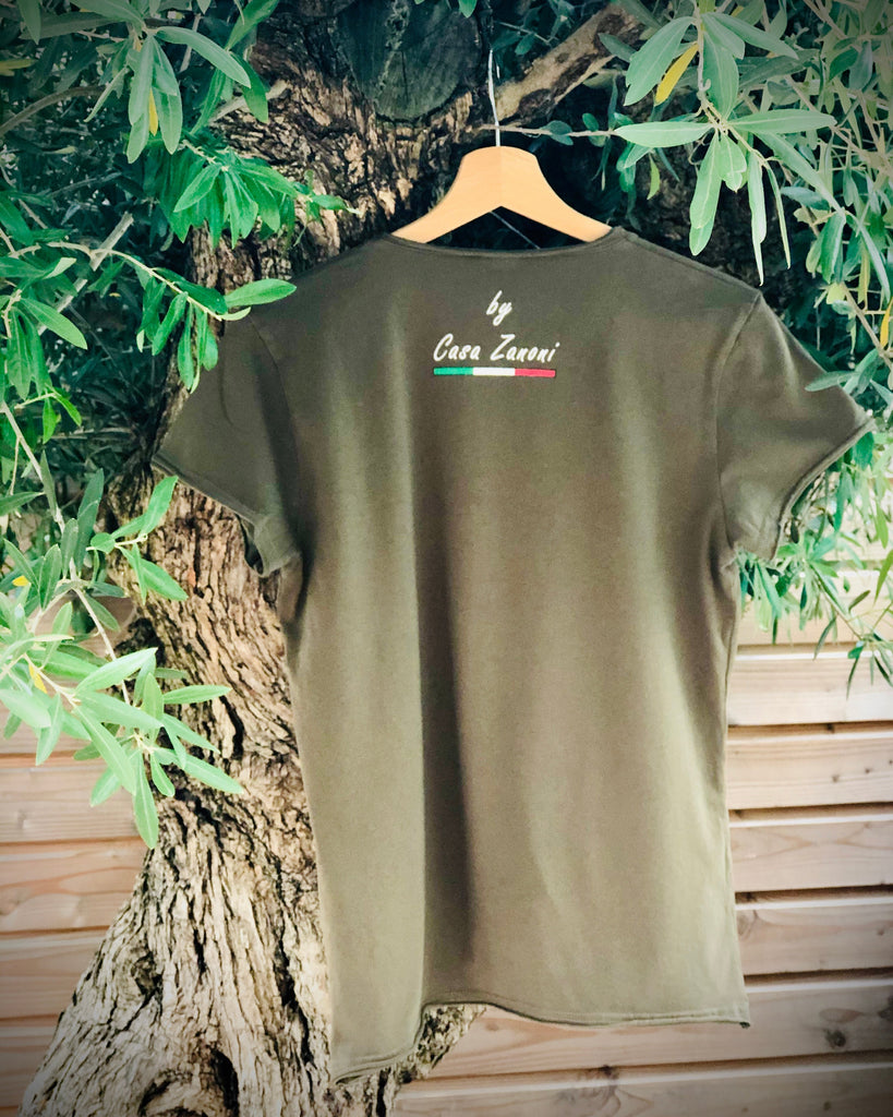 casa zanoni t-shirt rouge simone zanoni