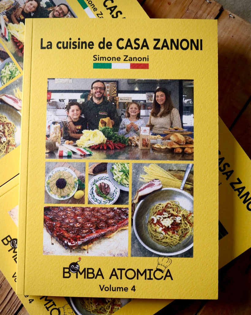 livre casa zanoni, volume 4, bomba atomica, la cuisine, recettes, simone zanoni