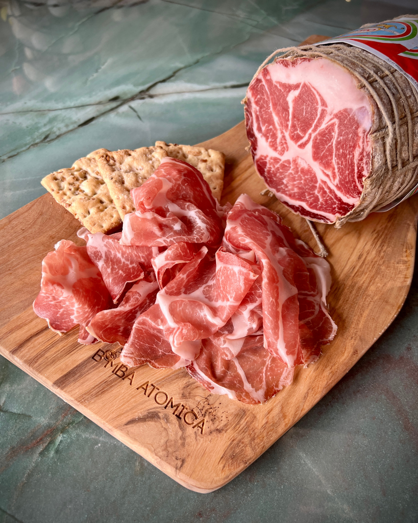 charcuterie, coppa, capocollo, sant'ilario, casa zanoni